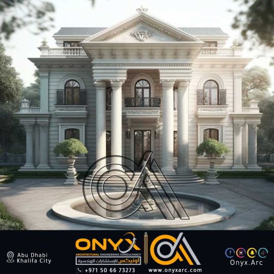 Classic villa design - ONYX Engineering Consulting | Abu Dhabi | UAE