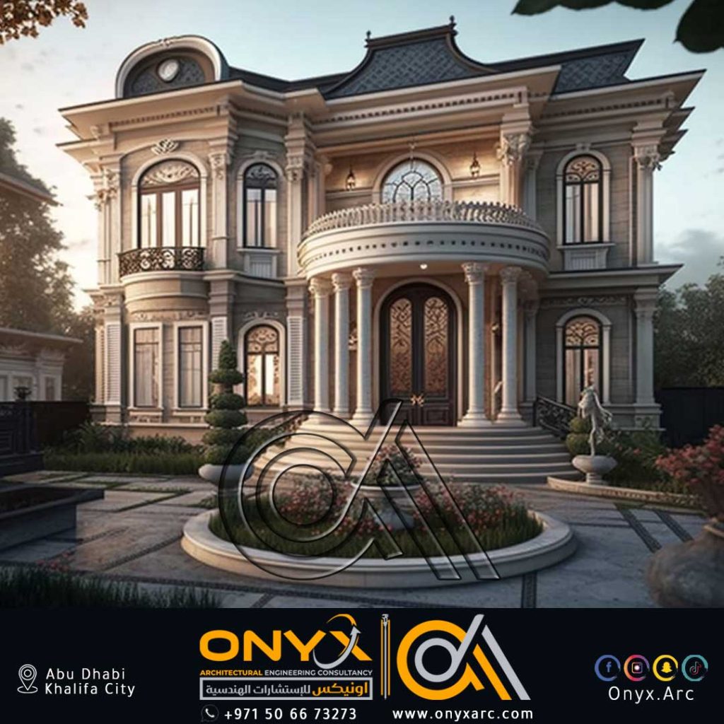 Classic villa design - ONYX Engineering Consulting | Abu Dhabi | UAE