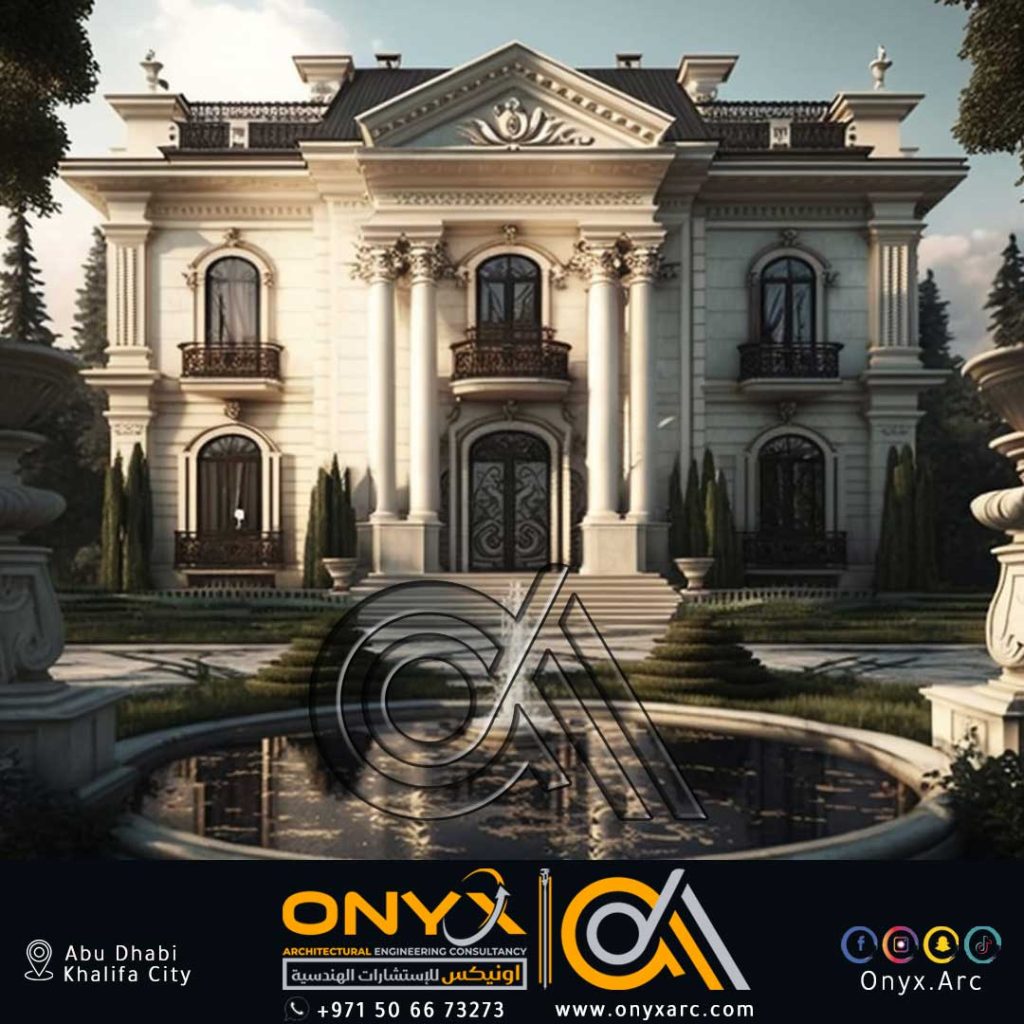 Classic villa design - ONYX Engineering Consulting | Abu Dhabi | UAE